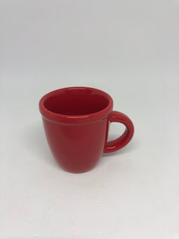 M&M's World Logo Red Solid Shot Glass Mini Mug New