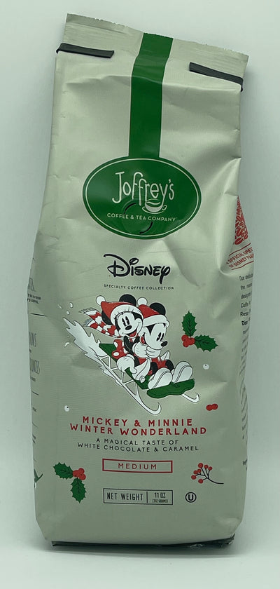 Disney Mickey Minnie Winter Wonderland Medium Roast Joffrey’s Ground Coffee New