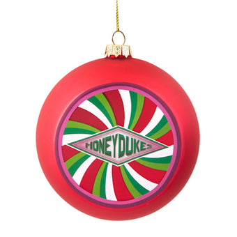 Universal Studios Harry Potter Honeydukes Glass Ball Christmas Ornament New