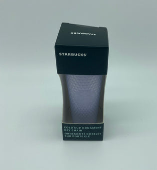 Starbucks Holiday Christmas 2021 Icy Llilac Bling Tumbler Ornament Keychain New