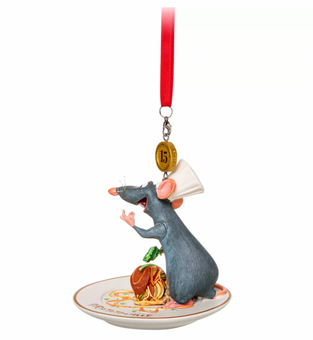 Disney Sketchbook 15th Remy Chef La Ratatouille Christmas Ornament New with Tag