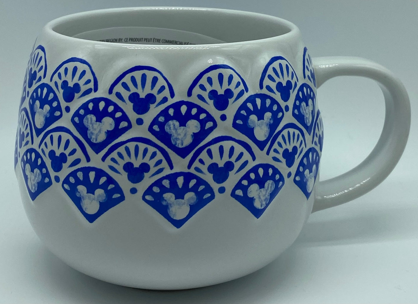 Disney Parks Homestead Blue Mickey Icons 21oz Coffee Mug New