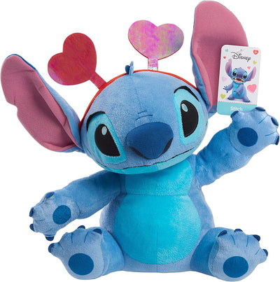 Disney Valentine Stitch Large 13 inch Plush Stuffed Animal New with Tag