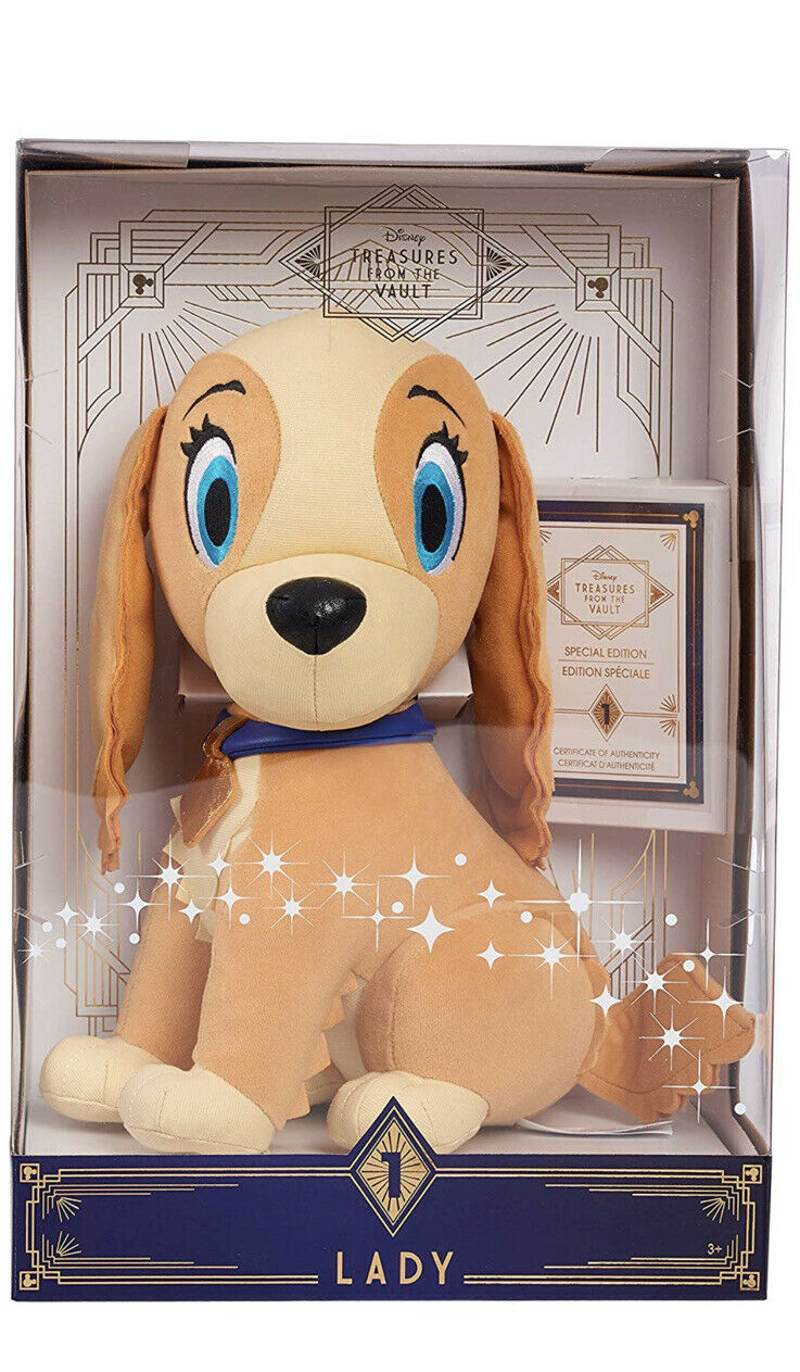 Disney Treasures from The Vault Limited Edition Lady Plush Exclusive Amazon New