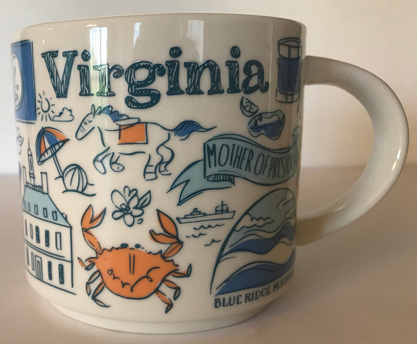 Starbucks Been There Series Collection Virginia Coffee Mug New With Box