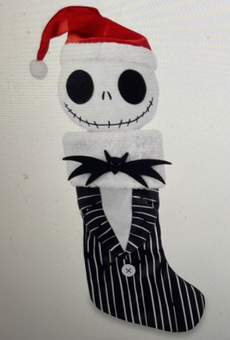 Disney Jack Skellington The Nightmare Before Christmas Stocking New with Tags
