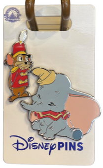 Disney Parks Dumbo and Timothy Pin Set New With Card