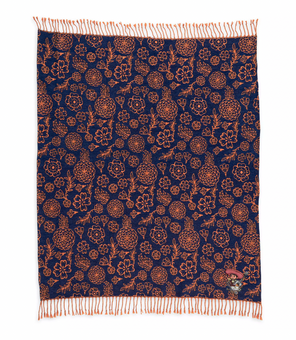 Disney Pixar Coco Miguel Appliqué Marigold Pattern Throw Blanket New with Tag