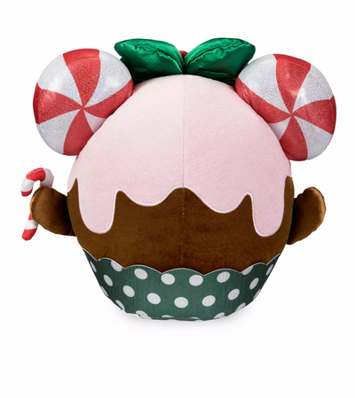 Disney Minnie Candy Cane Crush Cupcake Munchlings Scented Holiday Plush New