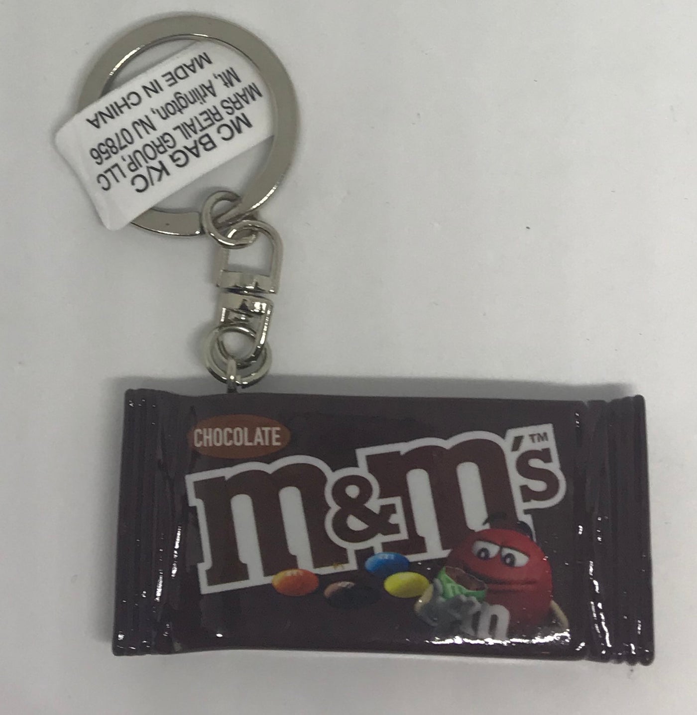 M&M's World Chocolate Candy Bag Keychain New with Tag