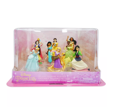 Disney Princess Deluxe Figure Playset 9pcs New with Box