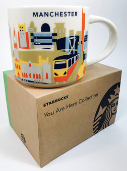 Starbucks You Are Here Manchester Ceramic Coffee Mug New with Box
