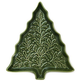 Hallmark Christmas Tree Ceramic Serving Dish New