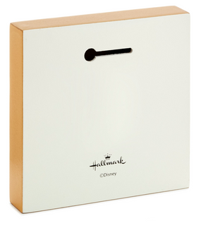 Hallmark Disney Mickey and Minnie Love Hand in Hand Wood Quote Sign New