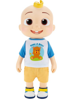 CoComelon Official Deluxe Interactive JJ Doll Plush Toy New With Box