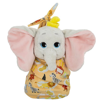 Disney Parks Baby Dumbo in a Blanket Pouch Plush New with Tags