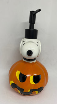 Peanuts Snoopy Halloween Pumpkin Lotion Soap Dispenser Pump New