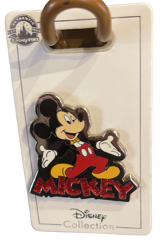 Disney Parks Mickey Mouse Sign Show Pin New With Card