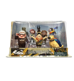 Disney Up Carl Ellie Dug Russell Kevin Alpha Beta Gamma Deluxe Play Set New Box