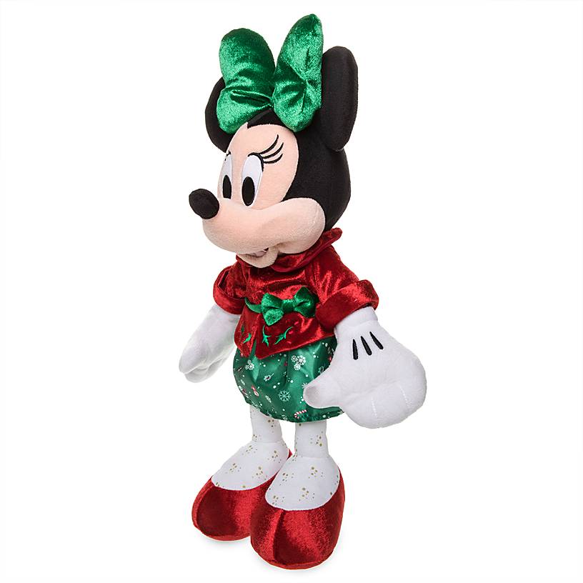 Disney Store 2019 Minnie Mouse Holiday Plush Doll Medium New with Tags