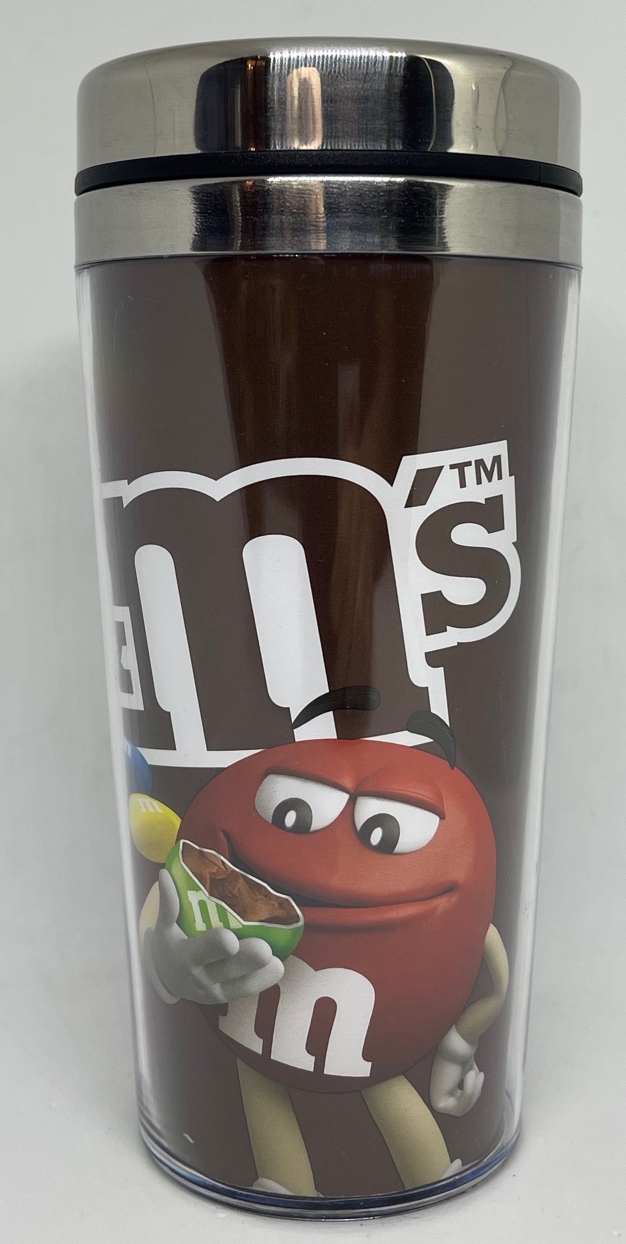 M&M's World Red Character Milk Chocolate Tumbler New