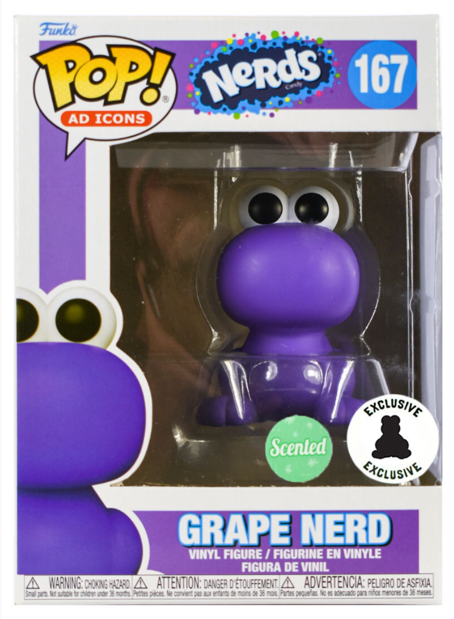 Funko Pop Ad Icons Grape Nerd Scented Vinyl Figure New With Box