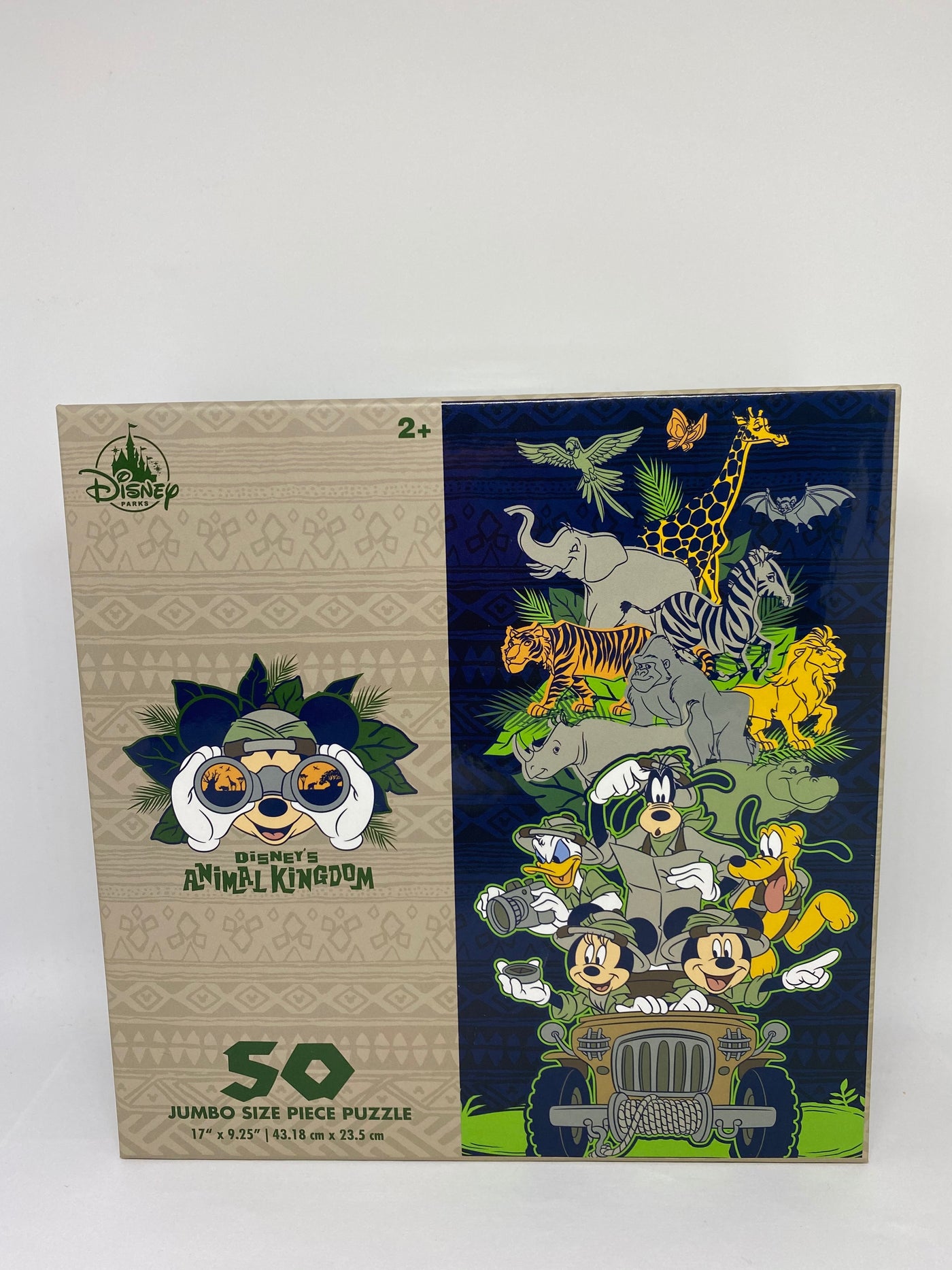 Disney Parks Animal Kingdom 50 Jumbo Size Piece Puzzle New with Box