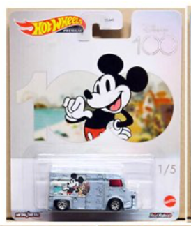 Hot Wheels 2023 Disney 100 Years Mickey Mouse Diecast Cars New With Box