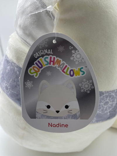 Original Squishmallows Nadine Christmas Holiday 12" Large Plush 2021 New