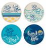 Disney Surfing Stitch and Angel Melamine Plate Set New with Tag