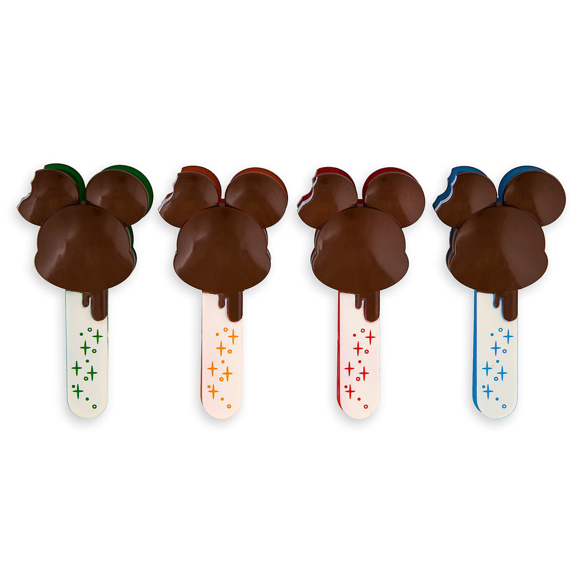 Disney Parks Mickey Mouse Ice Cream Bar Food Bag Clips New