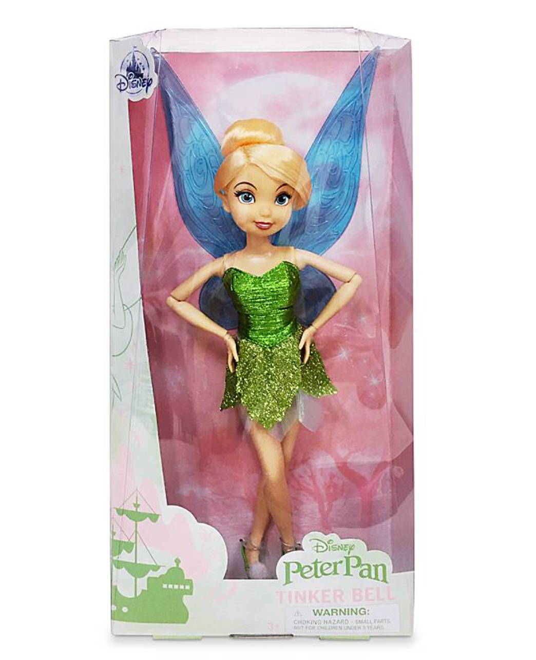 Disney Store Tinker Bell Classic Doll from Peter Pan New with Box