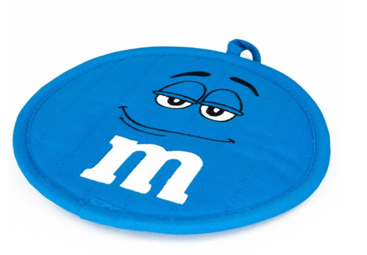 M&M's World Blue Character Pott Holder New with Tag