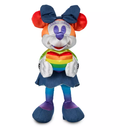 Disney Pride Collection Minnie with Heart Medium Plush New with Tag