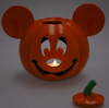 Disney Halloween Mickey Jack-o'-Lantern Gloss Finish Votive Candle Holder New