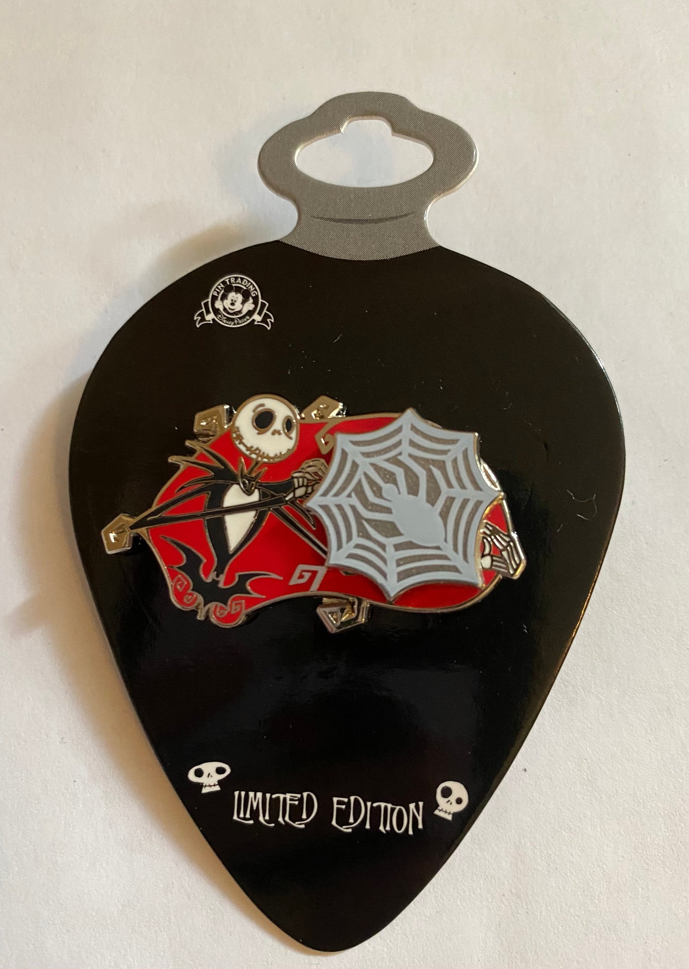 Disney Parks Jack Skellington with Web Spider Limited Pin New with Card