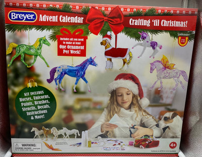 Breyer Horses Advent Calendar Crafting 'til Christmas Stablemates Ornament New