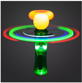 Disney Parks Halloween Mickey Mouse Pumpkin Light-Up Spinner New with Tag