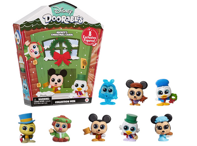 Disney Doorables Mickey’s Christmas Carol Collector Mystery Toys Mini Figure New