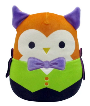 Squishmallow 8 9" Ellette Owl Soft Halloween Vampire Bat Plush New With Tag