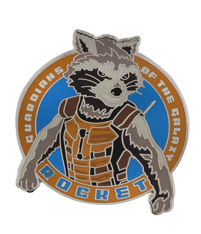 Disney Parks Guardians of the Galaxy Rocket Pin New with Card