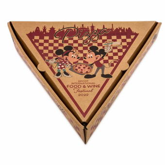 Disney EPCOT Food & Wine Festival 2022 Mickey and Minnie Pizza Slice Plate New