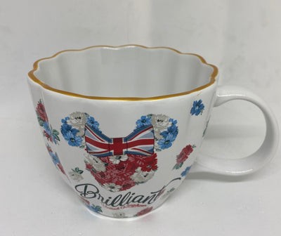 Disney Parks United Kingdom Brilliant Queen Minnie English Roses Mug New