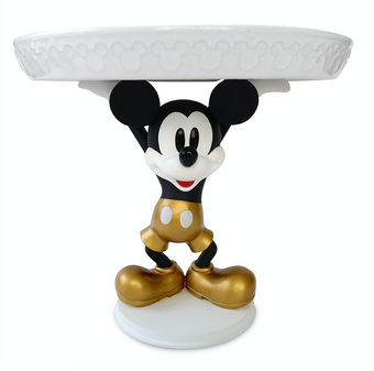 Disney Eats Golden Mickey Mouse Cake Stand New with Box