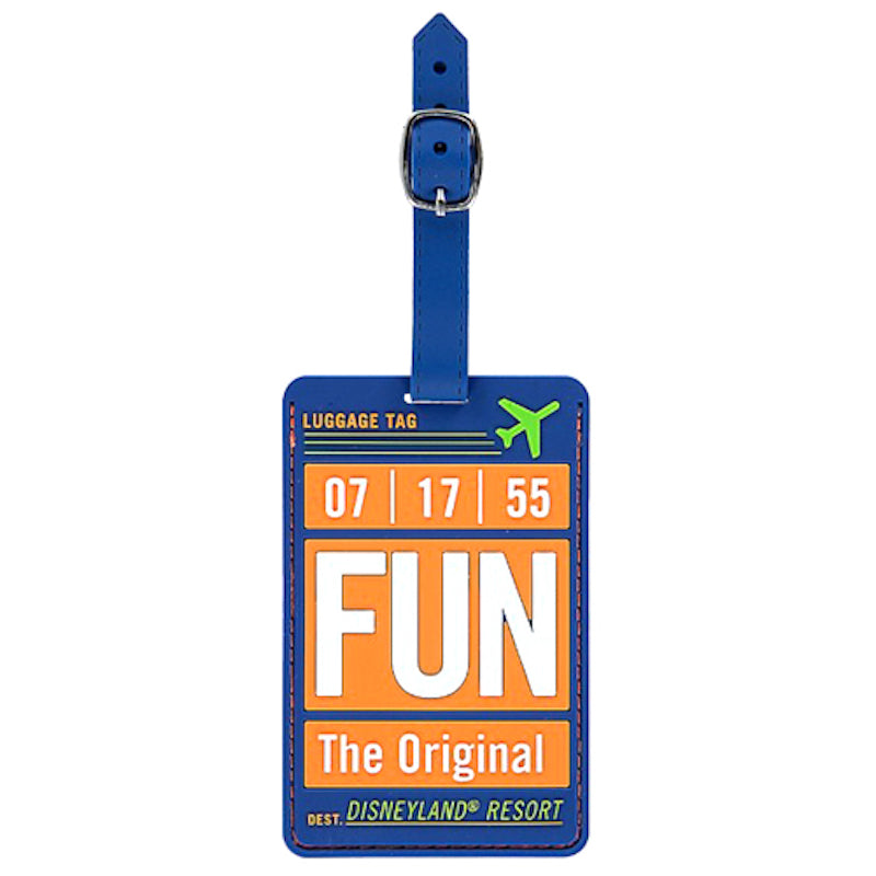 Disney Parks Disneyland Luggage Tag Fun The Original New with Tag