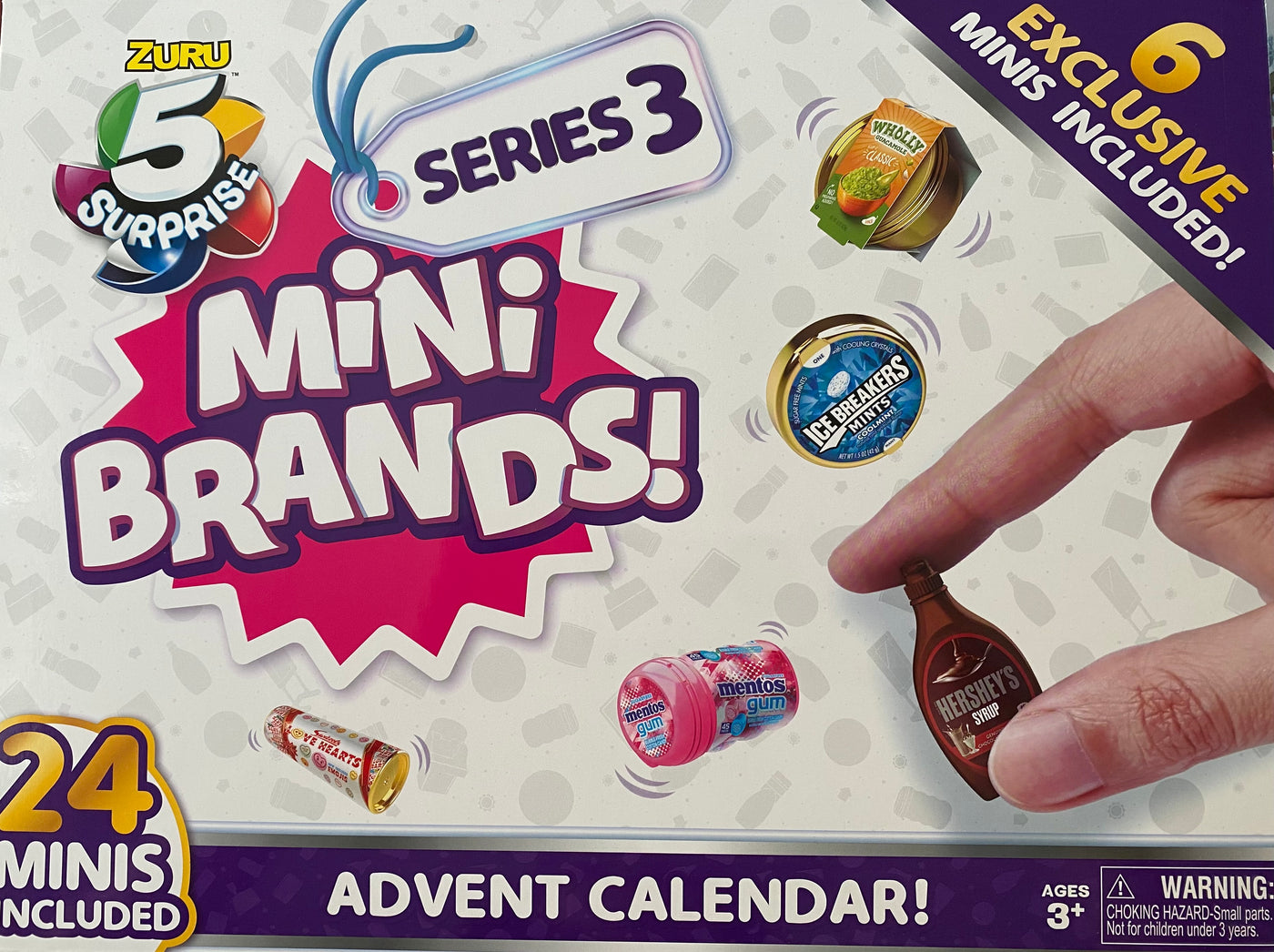 Mini Brands Advent Calendar 2023 by ZURU Mini Brands Limited Edition Advent  Calendar with 4 Exclusive Minis, Mystery Collectibles Toys Comes with 24