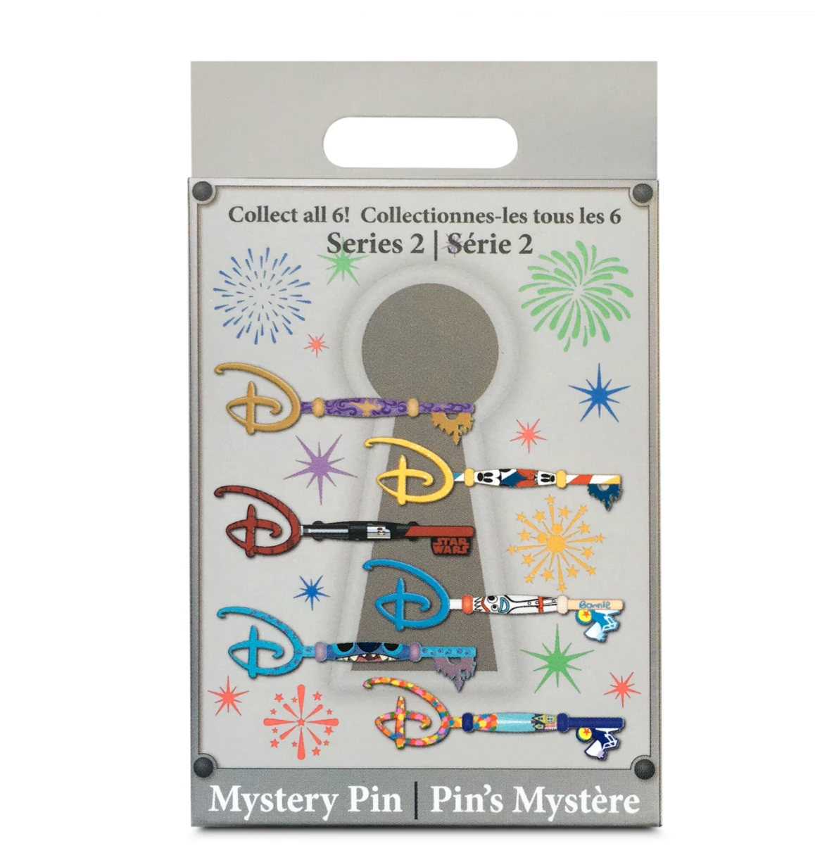 Disney World of Disney Aladdin Lamp Series 2 Mystery Key Pin New with Opened Box