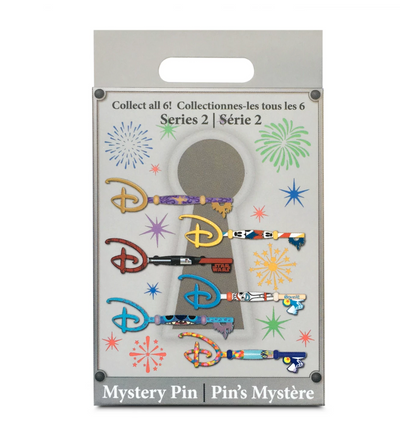 Disney World of Disney Aladdin Lamp Series 2 Mystery Key Pin New with Opened Box