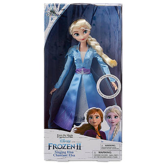 Disney Store Elsa Singing Doll Frozen 2 11'' New with Box