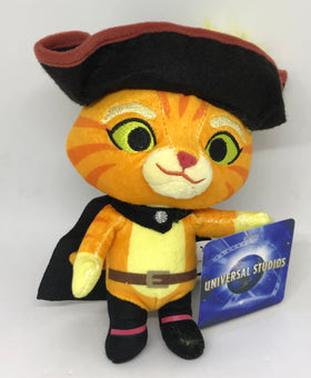 Universal Studios Shrek Puss in Boots Mini Bean Plush Toy New With Tags